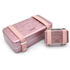 New Creative Design Custom Logo Jewelry Box Suitcase Shaped Metal Jewellery Ring Packaging Gift Box