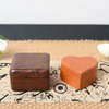 Wood Ring Box Luxury Single Heart-shaped Square Ring Gift Jewelry Packaging Box