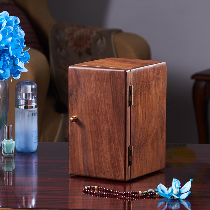 Custom jewelry storage case multiple layer wooden jewelry box