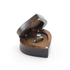Heart Shape Customized Wooden Jewelry Box Packaging Box