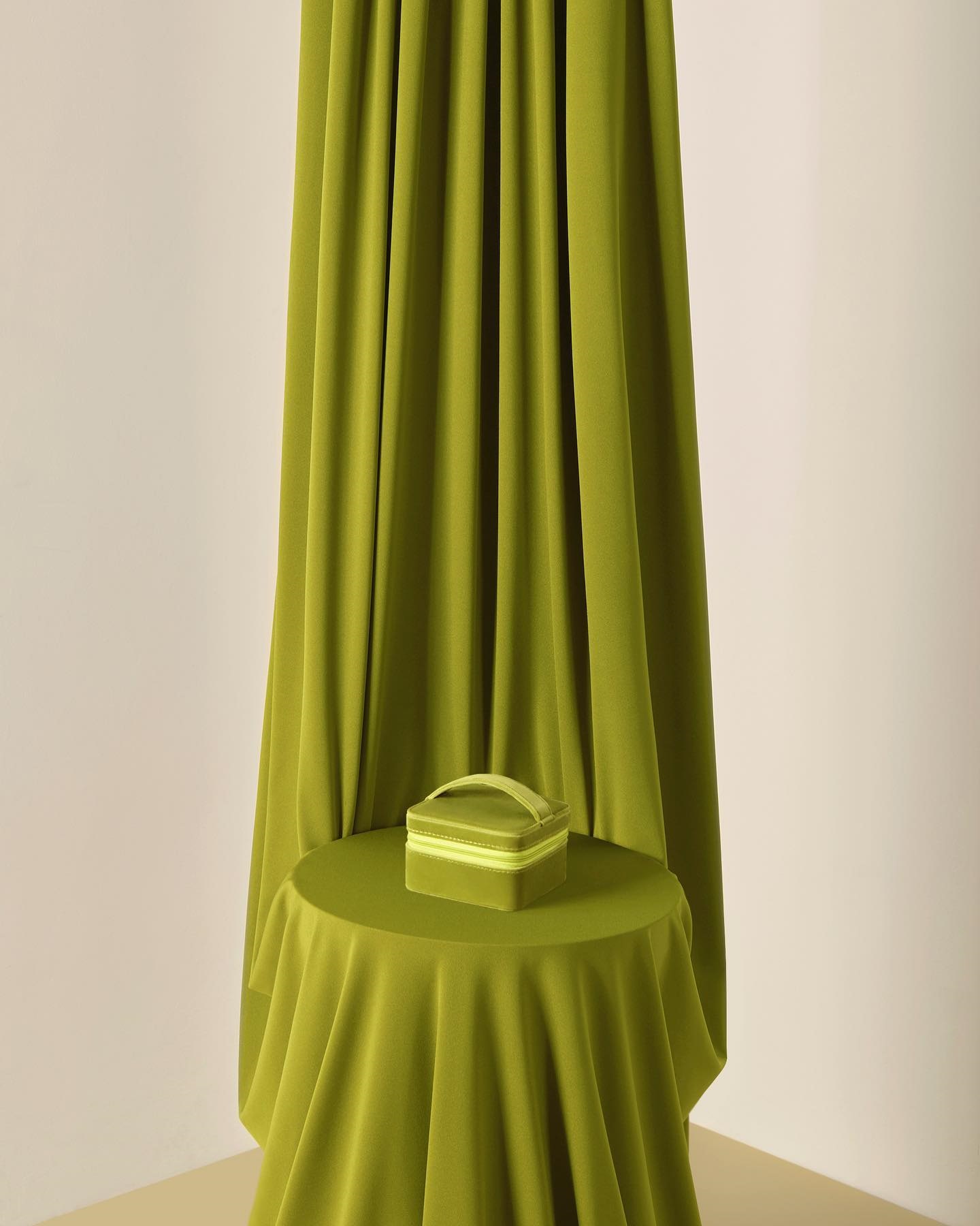 Travel Home Storage Portable Jewelry Necklace Display Box Light Green Jewelry Flat Bags And Boxes Earrings Ring Watch Organizer