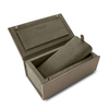 Luxury flip magnetic leather watches gift box cases with flannel netto mechanical watch box custom logo gift watch boxes cases