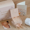 Elegant Cardboard Paper Jewelry Gift Boxes And Bags Set Custom Logo Printed Luxury Pink Jewellery Packaging Jewelry Box