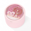 New Arrival Ferris Wheel Induction Light Round Acrylic Jewelry Ring Necklace Set Packaging Box With Velvet Inner