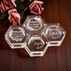 Amazon Hot Selling Custom Clear Acrylic Plexiglass Wedding Valentine's Day Diamond Ring Gift Display Packaging Box