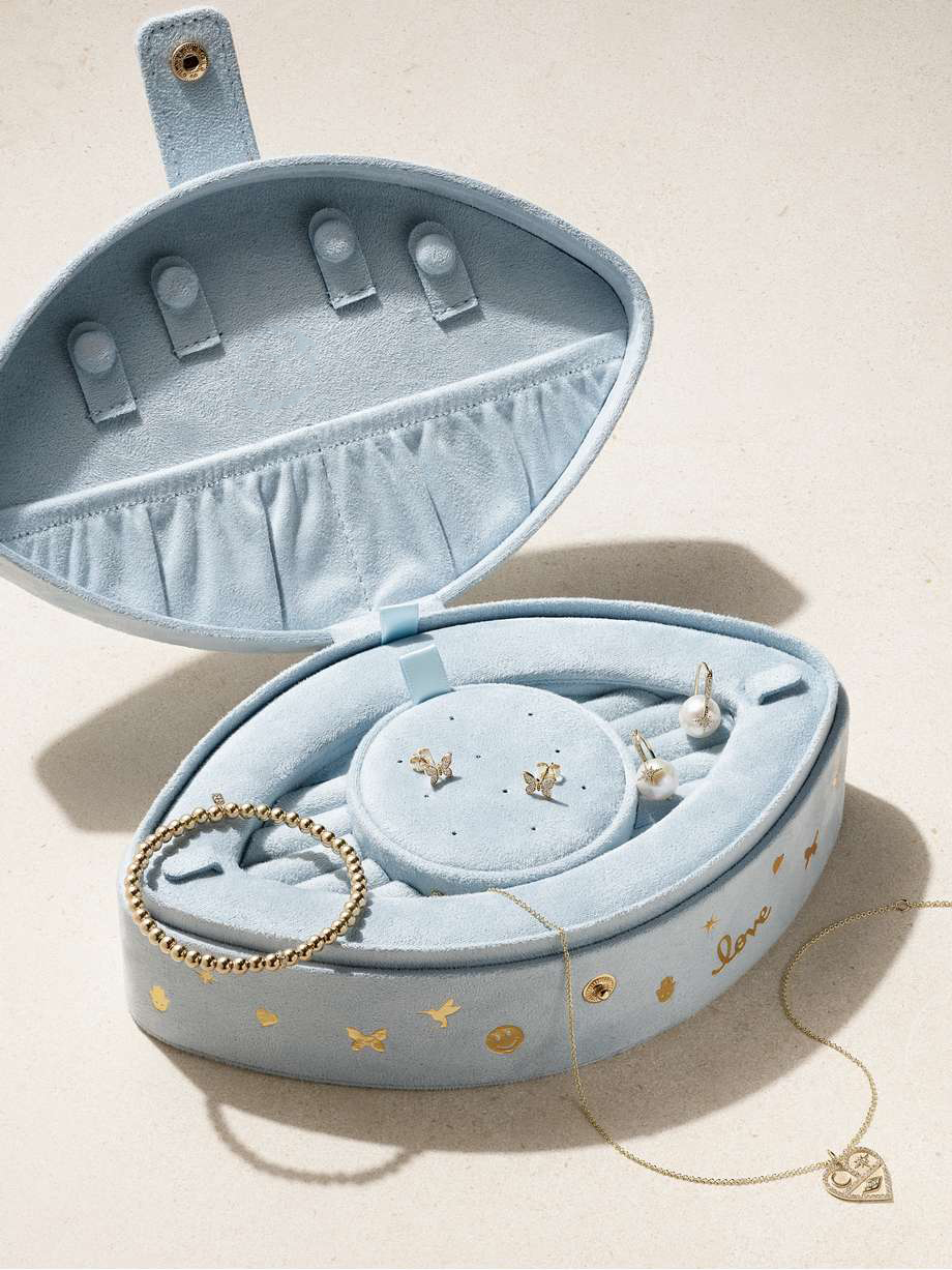 Eye Shape Jewelry Set with Snap Custom Logo Jewelry Box Pendant And Chain Velvet Earrings Bracelet Necklace Storage Box Package