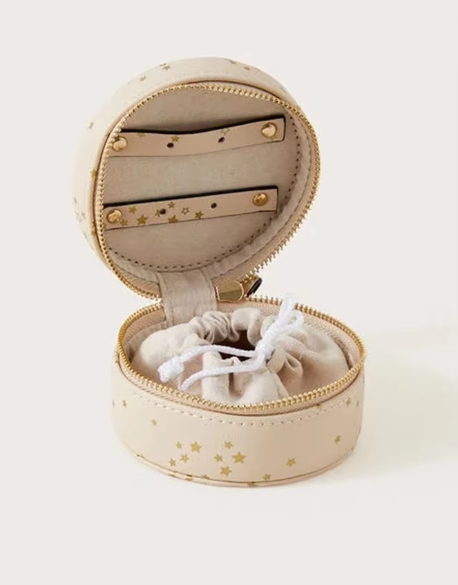 Personalized Zipper Packaging Jewelry Boxes Leather with Bag for Necklace Ring Printed Boxes Packaging Star Jewelry Boxes
