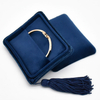 Jewelry Box From Crafted From Luxe Velvet Tassel Necklaces Ring Packaging Bracelet Jewelry Gift Boxes