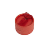 Custom lovely paper jewelry ring necklace storage round packaging box packing jewelry box with custom logo soft foam