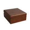 Wood Jewelry Box Small Simple Portable Jewelry Storage Box Travel Earring Necklace Jewelry Box With Mirror