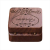 Custom Logo Wooden Jewelry Storage Box Geometric Shape Wedding Ring Box