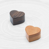 Heart Shape Customized Wooden Jewelry Box Packaging Box