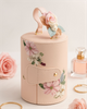 Personalized Jewelry Packing Box Rotating 3 Layer Jewelry Organizer Box Earring Bracelet Necklace Jewelry Box with Pearl Handle