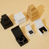 Small Magnetic Closure Flip Lid Paper Necklace Ring Stud Earrings Bracelet Pendant Jewelry Packaging Gift Box Wholesale
