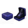 New Arrival Plastic LED Light Black Big Necklace Ring Bracelet Jewelry Set Gift Packaging Box for Wedding Birthday Valentine' Day