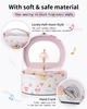 Factory Wholesale High Quality Luxury Music Ballerina Girl Wooden Jewelry Gift Storage Box with Mirror For Wedding 