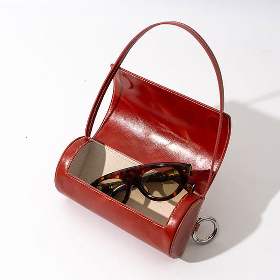 Mini Bag Sunglass Chain Leather Clip Roll Bag Organizer Charm Card Holder Luxury Designer Logo Sunglasses Famous Brands with Box