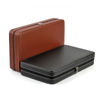 Luxury Velvet Jewelry Case Travel Jewelry Box Wheeled Jewelry Travel Box with Zipper