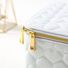 Zipper travel Jewelry Box Pu Leather Display Custom LOGO Packing Gift Box for Jewelry