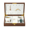 Luxury Wood Jewelry Gift Box Large Packaging Case Organizer Velvet Wooden Necklace Earring Ring Watch Jewellery Storage Box