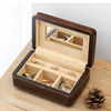 Wood gift necklace mirror velvet box packaging earrings custom jewelry box organizer