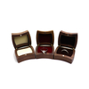 Square Black Walnut Ring Box Jewelry Box Creative Wooden Ring Box Jewelry Wood Storage Box Flannel Lining Gift box