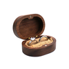 Rings Earring Jewelry Box Wood Packaging Wedding Wooden Jewelry Box For Ring Gift Storage