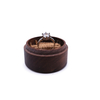 Ring Earring Pendant Bangle Necklace Round Wooden Jewelry Packaging Box