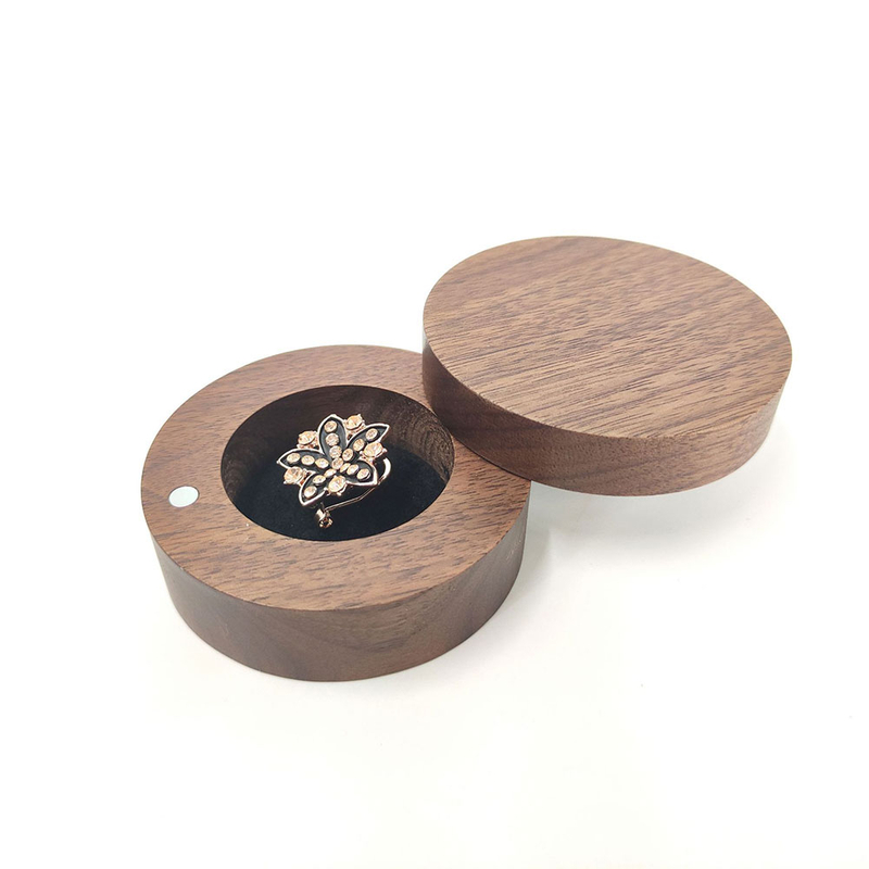 Wood Jewellery Box Engagement Wedding Ring Box Necklace Earrings Box Wooden Craft