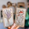 Personalized Jewelry Packaging Wooden Box Ring Necklace Storage Box with Logo Handmade Fabric Embroidered Jewelry Boxes