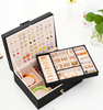 Custom 2 Layers Portable PU Leather Lockable Ring Earings Necklace Jewelry Organizer Storage Box for Travel 