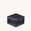 Custom Flip Grain Leather Ring Box Earrings Necklace Jewelry Storage Box Jewelry Gift Packaging Box with 2 Compartment Trays 
