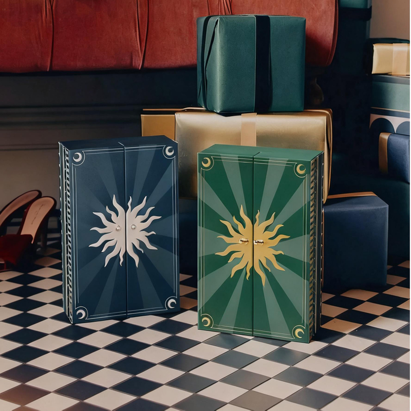 Double Door Trinket Jewelry Advent Calendar 12 Box