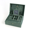 Luxury Bracelet Necklace Ring Jewelry Storage Organizer Display Box Velvet Travel Jewelry Trays Storage Packaging Box