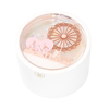 New Arrival Ferris Wheel Induction Light Round Acrylic Jewelry Ring Necklace Set Packaging Box With Velvet Inner
