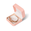 Factory Wholesale Design High-end Small PU Leather Ring Pendant Necklace Bracelet Jewelry Packaging Box Set