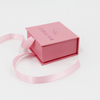 Custom Logo New Style Magnetic Closure Paper Ring Necklace Jewelry Packaging Box with Foam Insert And Mirror Wholesale