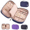 Manufacture Luxury Portable Organizer Box Velvet Earrings Necklaces Bracelets Rings Storage Jewelry Bag 