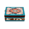 Luxury Plush Leather Woven Storage Box