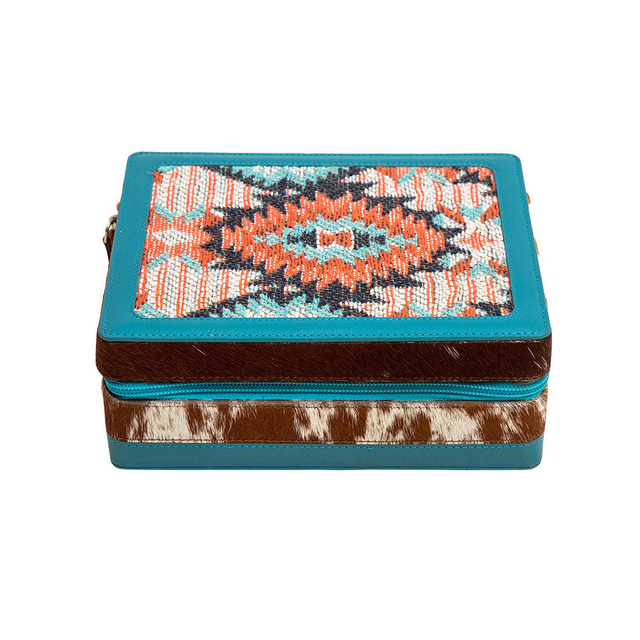 Luxury Plush Leather Woven Storage Box