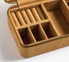 Suede Jewelry Travel Earring Watch Case Supplier