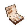 Luxury Plush Leather Woven Storage Box