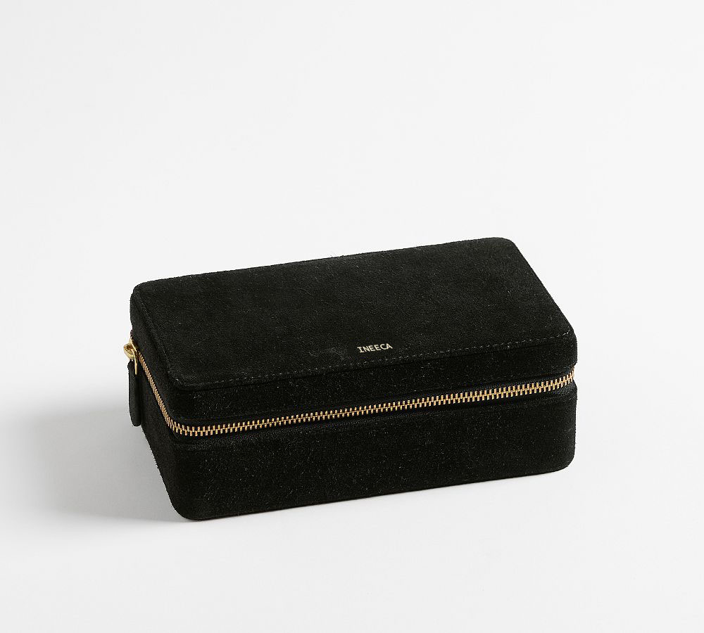 Suede Jewelry Travel Earring Watch Case Supplier