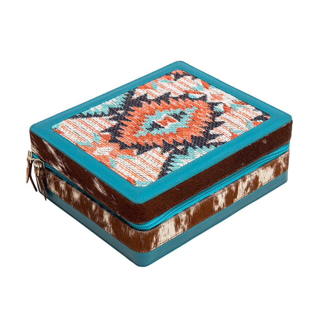 Luxury Plush Leather Woven Storage Box